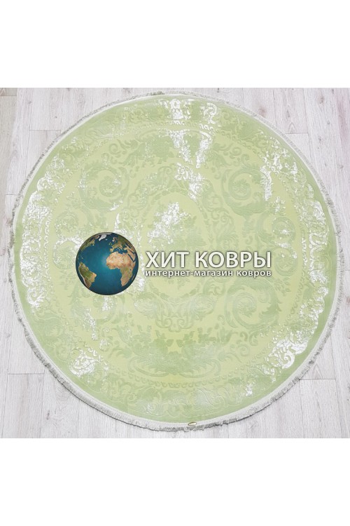 Турецкий ковер Ritim 4204 Зеленый круг